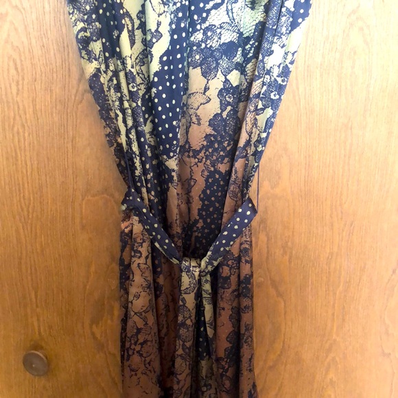 Patterned, cowl neck, sleeveless dress from The Limited, multicolored NWT - Picture 3 of 8